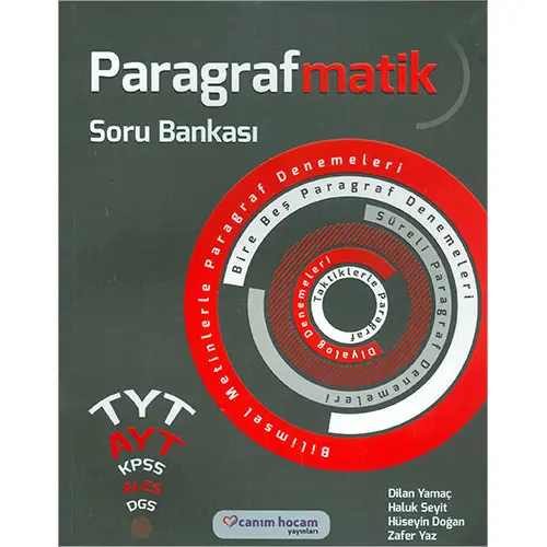 ParagrafMatik Soru Bankası Canım Hocam Yayınları (Kampanyalı)