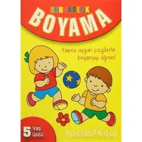 Rengarenk Boyama - 5 Yaş Üstü - Sarı Kitap - Kolektif - Parıltı Yayınları