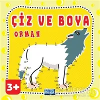 Çiz ve Boya Orman - Kolektif - Parıltı Yayınları