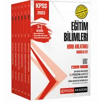 Pegem Akademi 2023 KPSS Eğitim Bilimleri Konu Anlatımlı Modüler Set - 6 Kitap + En Güncel Video