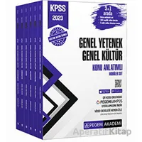 2023 KPSS Genel Yetenek Genel Kültür Konu Anlatımlı Modüler Set (6 Kitap)