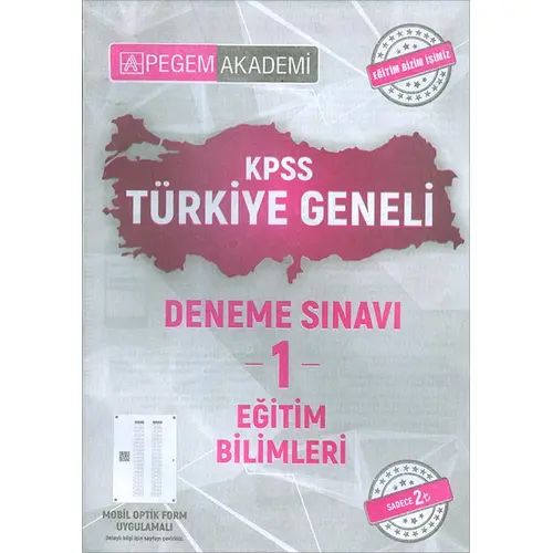 Pegem Akademi KPSS Eğitim Bilimleri Deneme-1