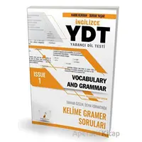YDT İngilizce Vocabulary and Grammar Issue 1 - Burak Yaşar - Pelikan Tıp Teknik Yayıncılık