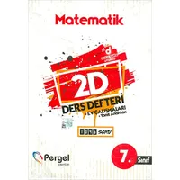 7.Sınıf Matematik 2D Ders Defteri Ev Çalışmaları Pergel Yayınları