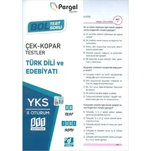 Pergel AYT Türk Dili ve Edebiyatı Çek Kopar Testler