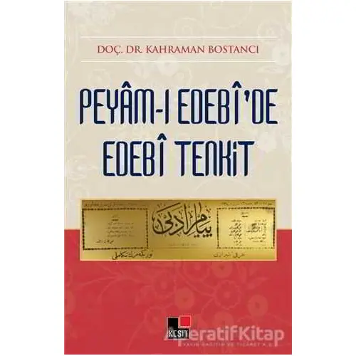 Peyami Edebide Edebi Tenkit - Kahraman Bostancı - Kesit Yayınları