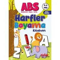 ABS 4-6 Yaş Harfler Boyama Kitabım - Buçe Dayı - Pinokyo Yayınları