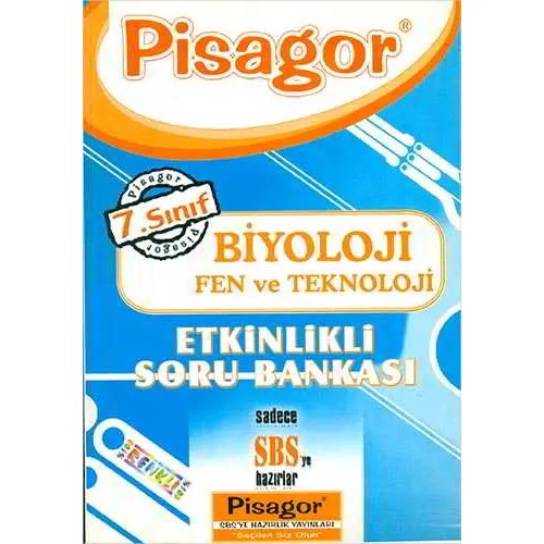 Pisagor 7.Sınıf Biyoloji Fen ve Teknoloji Soru Bankası 2007