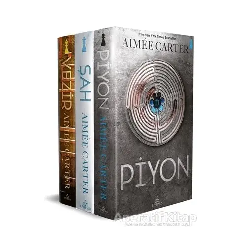 Piyon - Vezir - Şah Üçlemesi Kutulu Set (3 Kitap) - Aimee Carter - Ephesus Yayınları