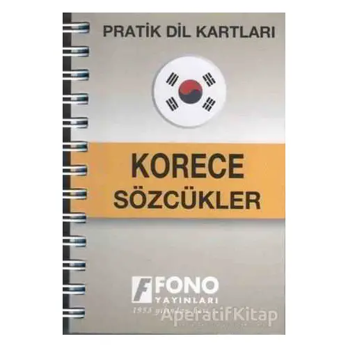 Pratik Dil Kartları - Korece Sözcükler - Kolektif - Fono Yayınları