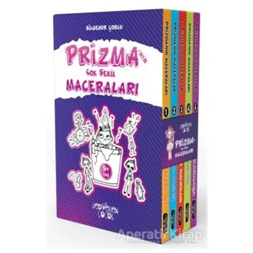 Prizma’nın Çok Şekil Maceraları Seti (5 Kitap Takım) - Bilgenur Çorlu - Yediveren Çocuk