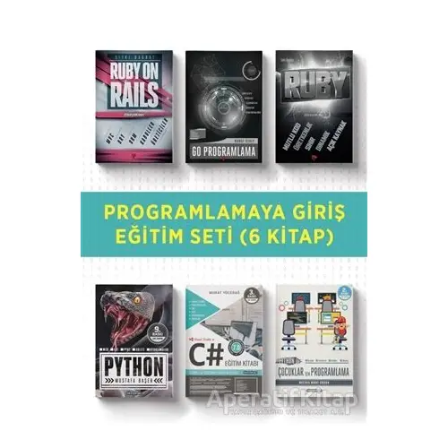 Programlamaya Giriş Eğitim Seti (6 Kitap Takım) - Murat Özalp - Dikeyeksen Yayın Dağıtım