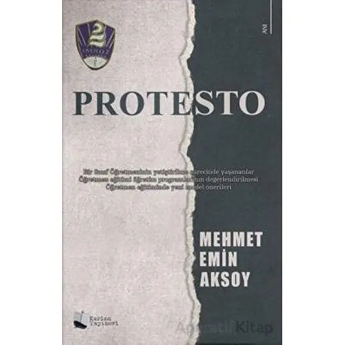 Protesto - Mehmet Emin Aksoy - Karina Yayınevi