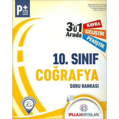 Puan 10.Sınıf Coğrafya 3ü 1 Arada Soru Bankası