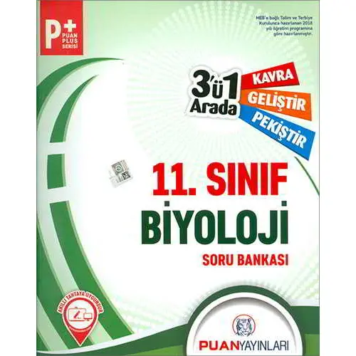 Puan 11.Sınıf Biyoloji 3ü 1 Arada Soru Bankası