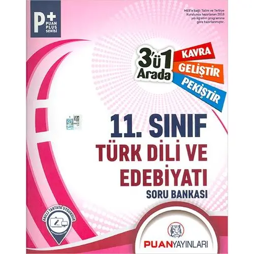 Puan 11.Sınıf Türk Dili ve Edebiyatı 3ü 1 Arada Soru Bankası