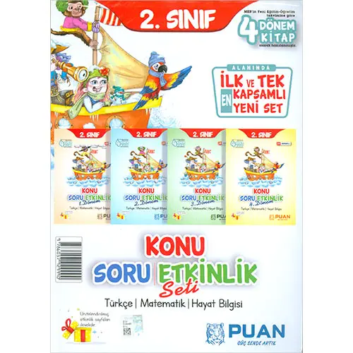 Puan 2.Sınıf Tüm Dersler Konu Soru Etkinlik Seti