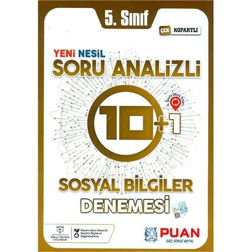 Puan 5.Sınıf Sosyal Bilgiler Denemesi