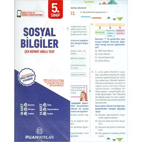 Puan 5.Sınıf Sosyal Bilgiler Yaprak Test