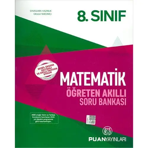 Puan 8.Sınıf Matematik Öğreten Akıllı Soru Bankası