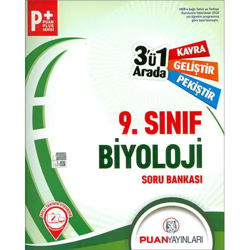 Puan 9.Sınıf Biyoloji 3ü 1 Arada Soru Bankası