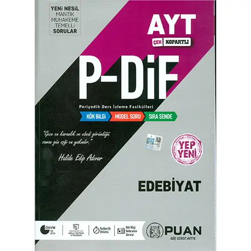 Puan AYT Edebiyat Periyodik Ders İzleme Fasikülleri