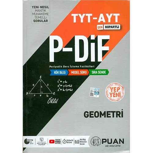 Puan TYT-AYT Geometri Periyodik Ders İzleme Fasikülleri