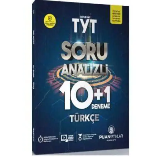 Puan TYT Türkçe Soru Analizli 10 Artı 1 Deneme