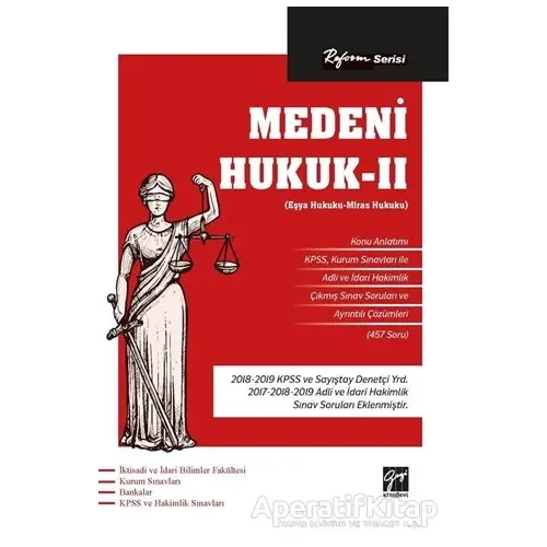 Reform Serisi Medeni Hukuk - 2 - Kolektif - Gazi Kitabevi