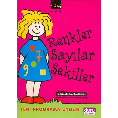 Renkler Sayılar Şekiller 5-6 Yaş Duru Yayınları