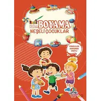 Renkli Kalem Boyama - Neşeli Çocuklar - Kolektif - Yağmur Çocuk