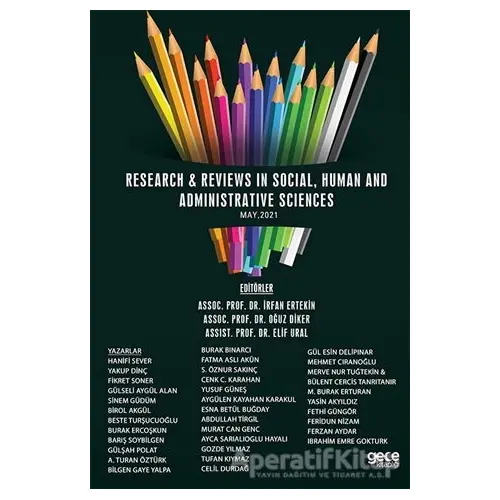 Research Reviews in Social, Human and Administrative Sciences, May - Oğuz Diker - Gece Kitaplığı