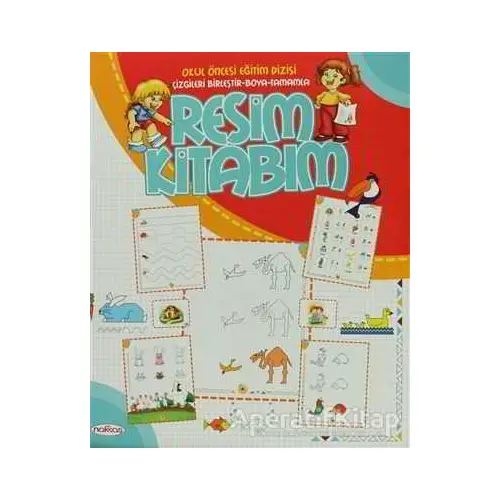 Resim Kitabım (DVD+Boya Kalemi Hediyeli) - Kolektif - Nakkaş Yapım ve Prodüksiyon