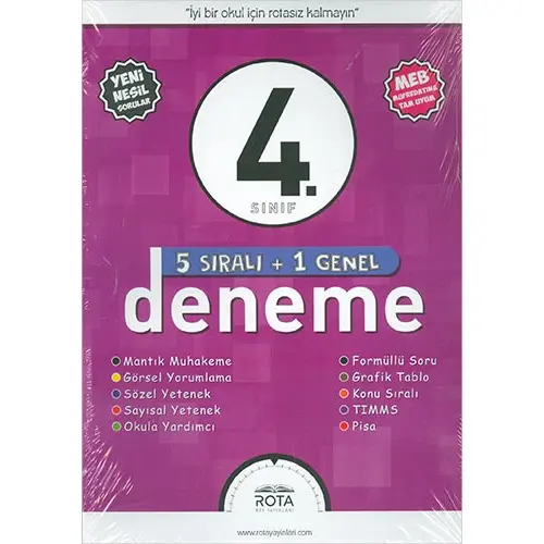 Rota 4.Sınıf 6 Sıralı 2 Genel Deneme