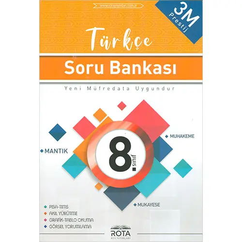 Rota 8.Sınıf Türkçe Soru Bankası