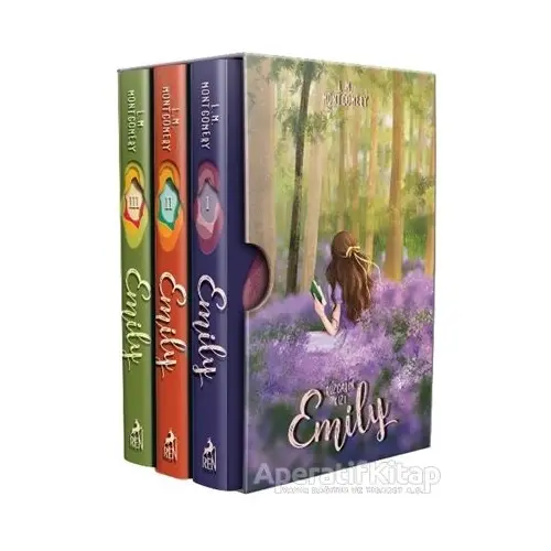 Rüzgarın Kızı Emily (3 Kitap Set - Ciltli Kutulu) - L. M. Montgomery - Ren Kitap