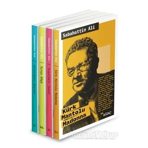 Sabahattin Ali Seti 4 Kitap Takım - Sabahattin Ali - Ataç Yayınları