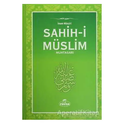 Sahih-i Müslim Muhtasarı ve Tercümesi (Ciltli, Şamua)