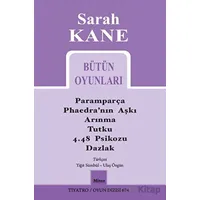 Sarah Kane Bütün Oyunları - Sarah Kane - Mitos Boyut Yayınları