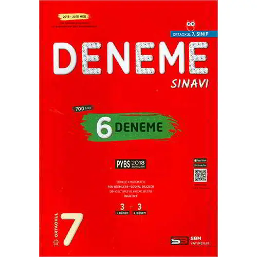 SBM 7.Sınıf PYBS 6 Deneme Sınavı