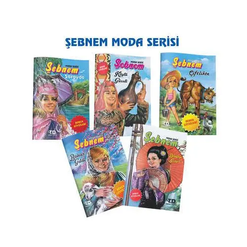 Şebnem İle Moda Serisi 5 Kitap Set Tandem Yayınları