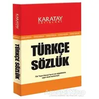 Türkçe Sözlük - Kolektif - Karatay Yayınları