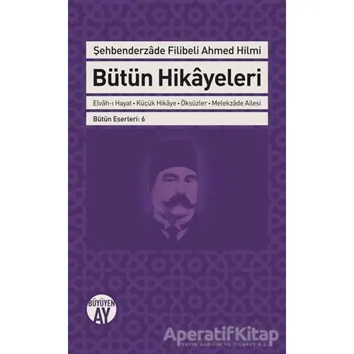 Şehbenderzade Filibeli Ahmed Hilmi Bütün Hikayeleri