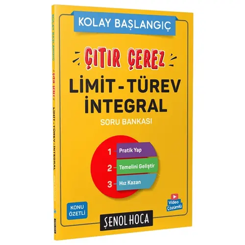 Şenol Hoca Kolay Başlangıç Çıtır Çerez Limit Türev İntegral