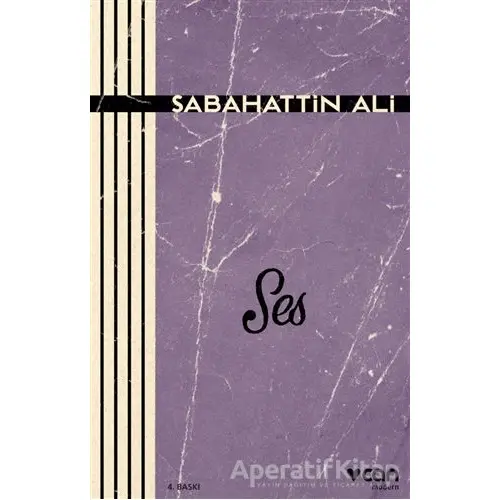 Ses - Sabahattin Ali - Can Yayınları