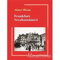 Frankfurt Seyahatnamesi - Ahmet Haşim - Kırmızı Kedi Yayınevi