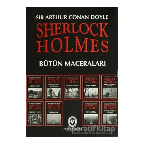 Sherlock Holmes Bütün Maceraları (9 Kitap Takım) - Sir Arthur Conan Doyle - Cem Yayınevi