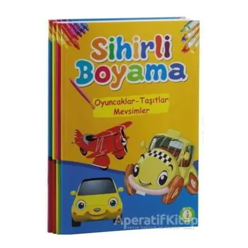 Sihirli Boyama (4 Kitap) - Kolektif - Ema Çocuk