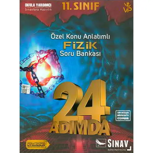 Sınav 11.Sınıf 24 Adımda Özel Konu Anlatımlı Fizik Soru Bankası