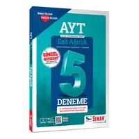 Sınav AYT Eşit Ağırlık Çözümlü 5 Deneme (Kampanyalı)